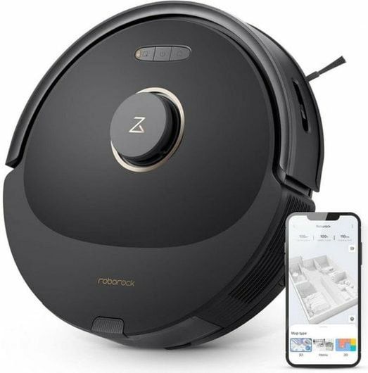 Σκούπα Ρομπότ Roborock Q8 Max για Σκούπισμα & Σφουγγάρισμα με Χαρτογράφηση & Wi-Fi Μαύρο