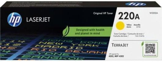 Toner Laser Εκτυπωτή HP 220a 1800 Σελίδων W2202A Κίτρινο