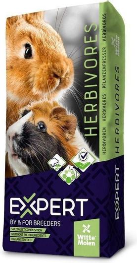 Κύρια Τροφή Τρωκτικών Witte Molen Expert Premium για Κουνέλι με Μπανάνα 15000gr