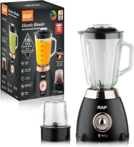 Μπλέντερ για Smoothies με Πλαστική Κανάτα 350W 1.8lt Μαύρο