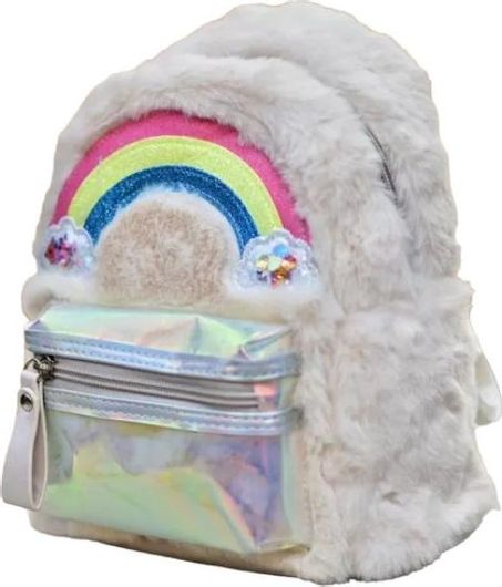 Παιδική Τσάντα Βόλτας Mohicans Black Line Unicorn Πλάτης 22x18x8cm Μπεζ