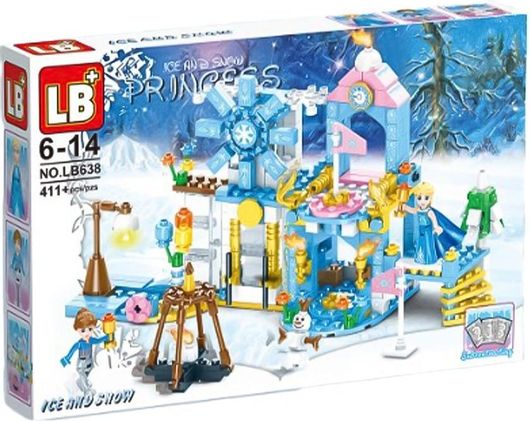 Τουβλάκια LB638 Ice And Snow Princess 411τμχ για 6+ Ετών