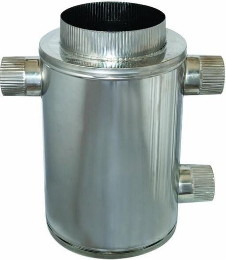 Θερμοσυλλέκτης Τζακιού Airduct 0.5m Ø150 / 200mm