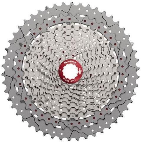 Κασέτα Ποδηλάτου SunRace Δρόμου 12 Ταχυτήτων 11-50T Metallic Silver