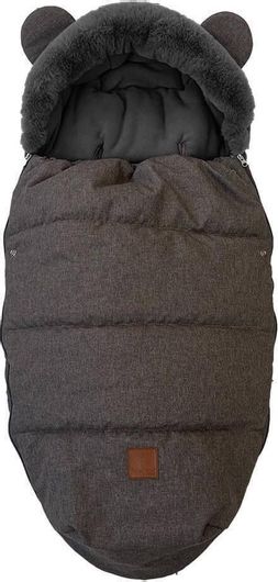 Ποδόσακος Καροτσιού Bebe Stars Luxury Velour 90x50cm Καφέ