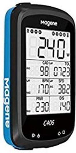 GPS Ποδηλάτου Magene Fitness C406 Μαύρο / Μπλε