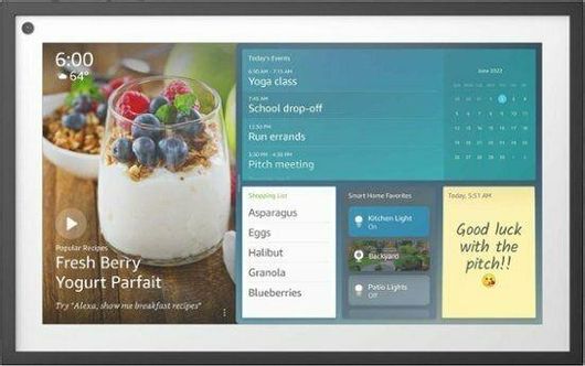 Smart Hub Amazon Echo Show 15 με Ηχείο 2 & Οθόνη Συμβατό με Alexa Μαύρο
