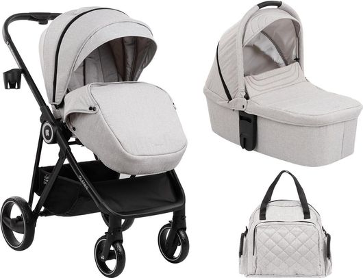 Πολυκαρότσι 2 σε 1 Kikka Boo Gianni από Νεογέννητο Λευκό