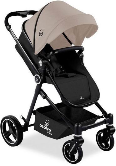 Πολυκαρότσι 2 σε 1 Asalvo Copenhague 2 in 1 Beige από Νεογέννητο Μπεζ