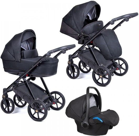 Πολυκαρότσι 3 σε 1 Coletto 3 από Νεογέννητο Μαύρο