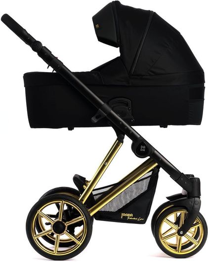 Πολυκαρότσι 3 σε 1 Dadaprams Golden Bliss από Νεογέννητο Μαύρο