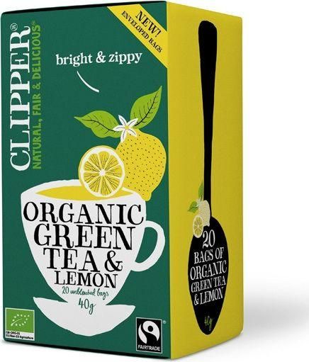 Πράσινο Τσάι Clipper Lemon 20 Φακελάκια 40gr