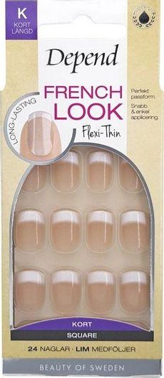 Tips Νυχιών Depend Cosmetics Kort Γαλλικού Μπεζ