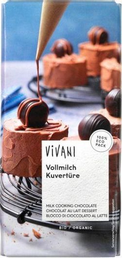 Κουβερτούρα Vivani Γάλακτος 200gr