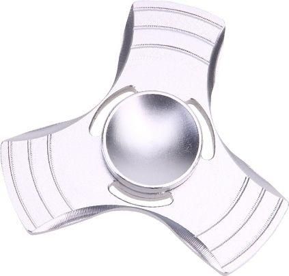 Fidget Spinner Trispin Μεταλλικό Ασημί