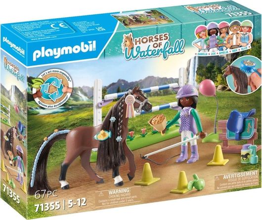 Playmobil Horses Of Waterfall Zoe & Blaze Μάθημα Τουρνουά για 5-12 ετών