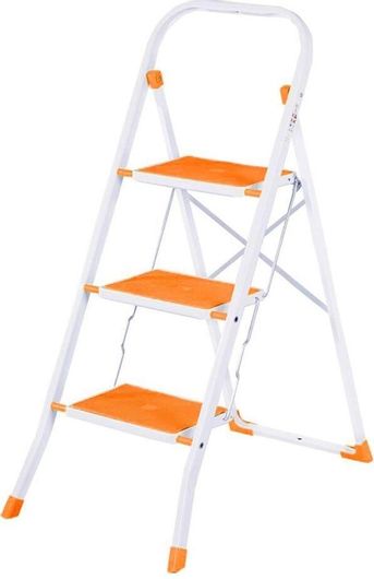 Σκάλα Eurogold Super Max 2123R Μεταλλική με 4 Σκαλοπάτια Μπλε