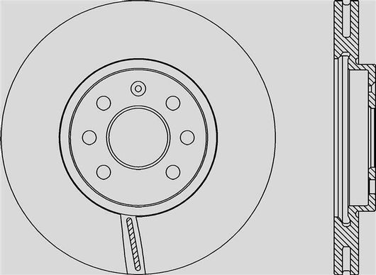 Σετ Δισκόπλακες Open Parts 1τμχ
