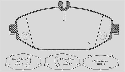 Σετ Tακάκια Open Parts ΕΜ Μ.Β E-CLASS (W213) 14-