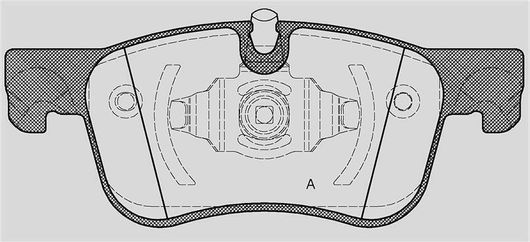 Σετ Τακάκια Open Parts για Citroen C4 Grand Picasso