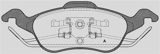 Σετ Τακάκια Open Parts για Ford Focus