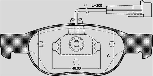 Σετ Τακάκια Open Parts για Porsche 930