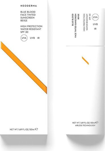Αντηλιακή Κρέμα Προσώπου Neoderma Blue Blood SPF30 50ml Μπεζ