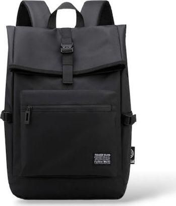 Playbags PS810 Σακίδιο Πλάτης από Ύφασμα Μαύρο