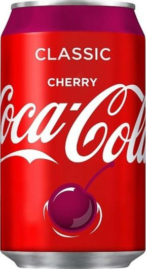 Coca Cola Κουτί με Ανθρακικό Cola Cherry 330ml