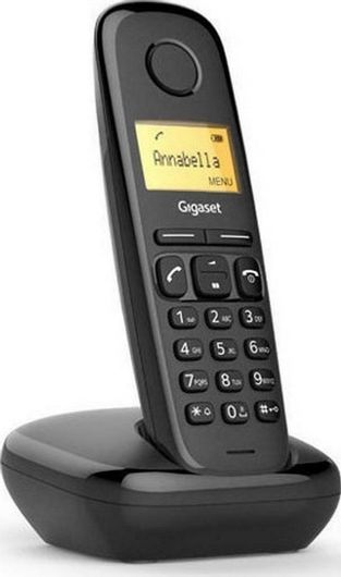 Gigaset A170 Ασύρματο Τηλέφωνο με Ελληνικό Μενού Μαύρο