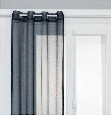 Κουρτίνα με Τρουκς Atmosphera Μπλε 135x240cm