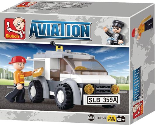 Τουβλάκια Sluban Aviation Courier Service Σετ 75τμχ για 6+ Ετών