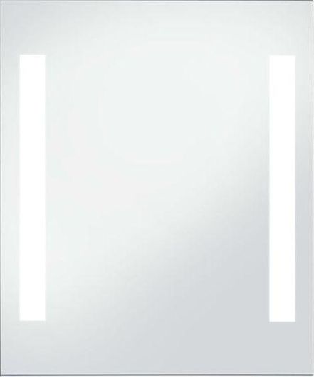 Καθρέπτης Μπάνιου vidaXL Ορθογώνιος LED από Μέταλλο 50x60cm