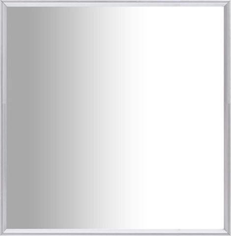 Καθρέπτης Μπάνιου vidaXL Ορθογώνιος 60x60cm Ασημί