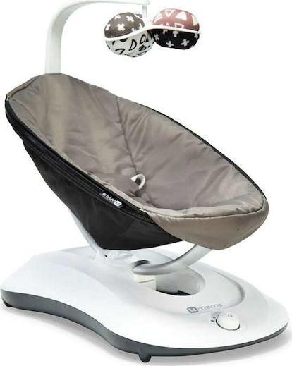 Relax Μωρού 4moms RockaRoo 2.0 Graphite 2 σε 1 Ηλεκτρικό για Μέγιστο Βάρος Παιδιού 9kg Γκρι