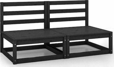 Καναπές Εξωτερικού Χώρου vidalXL Διθέσιος από Παλέτες 140x70x67cm