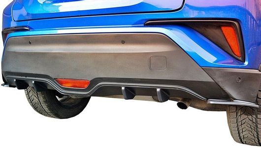 Diffuser Πίσω Προφυλακτήρα Για Toyota CHr 20162019 Γυαλιστερό Μαύρο Maxton Design Από Abs Πλαστικό 1 Τεμάχιο