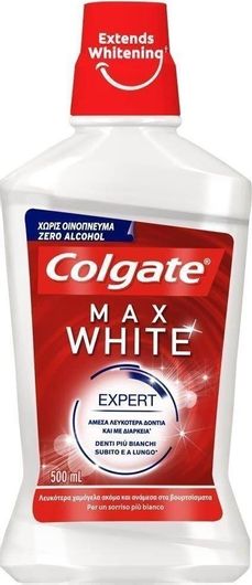 Colgate Max White Expert Στοματικό Διάλυμα για Λεύκανση 500ml