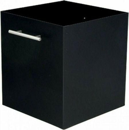 Ξυλιέρα Viometal LTD 1040 Μεταλλικό 32.5x32.5x35.5cm Μαύρο