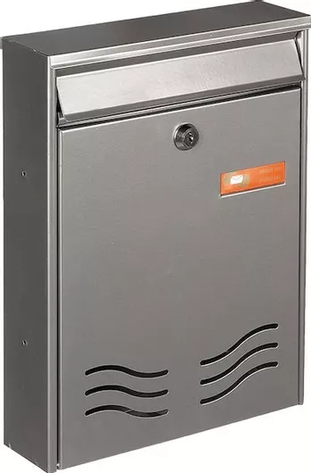 Γραμματοκιβώτιο Viometal LTD Χάγη 207 Εξωτερικού Χώρου Μεταλλικό Ασημί 24x6.5x31.5cm