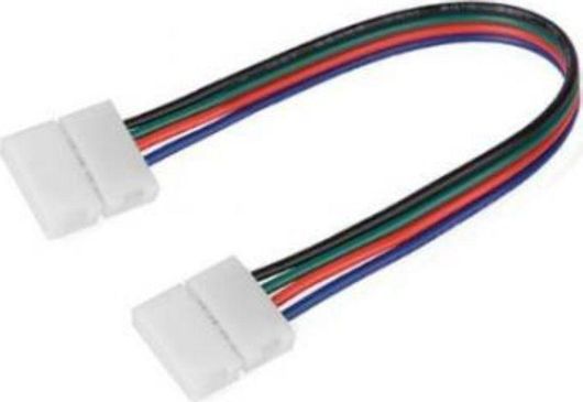 Μούφα & Καλώδιο Σετ 2τμχ 10mm RGB