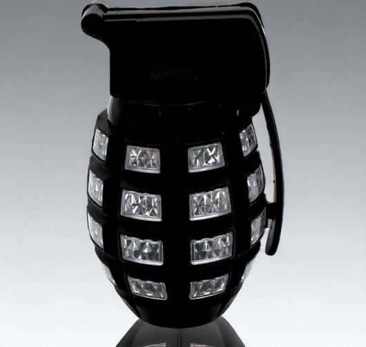 Παιχνίδι Χειροβομβίδα με Φως & Ήχο Μαύρο για 3+ Ετών