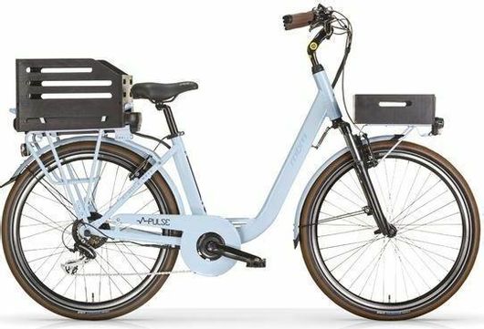 Ηλεκτρικό Ποδήλατο MBM Pulse 26" Πόλης με 7 Ταχύτητες 46 Γαλάζιο