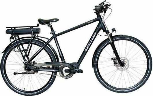 Ηλεκτρικό Ποδήλατο Sector E Move 28" Πόλης με 7 Ταχύτητες & Δισκόφρενα 46 Μαύρο