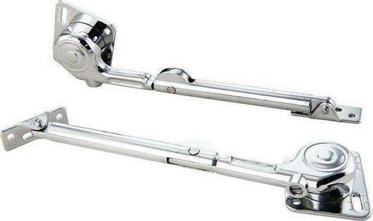 Μηχανισμός Κουμπάσο Ντουλαπιού F.F. Groupμε Φρένο από Μέταλλο Σετ 2τμχ 38230