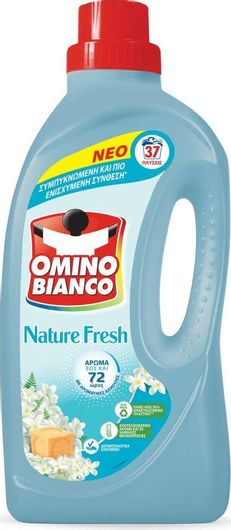 Απορρυπαντικό Omino Bianco Nature Fresh Υγρό για Χρωματιστά Ρούχα 1.48lt 37 Πλύσεις