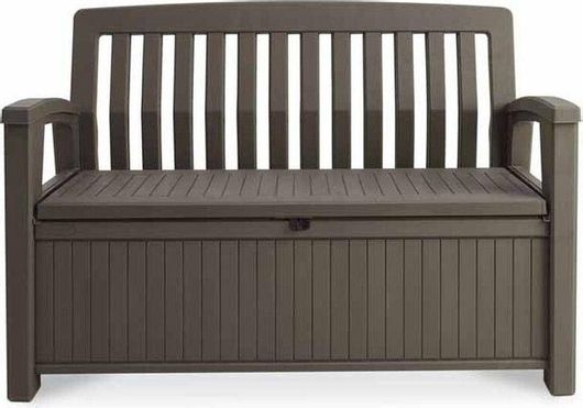 Καναπές Μπαούλο Ketter Patio 89x61.2x132cm Καφέ