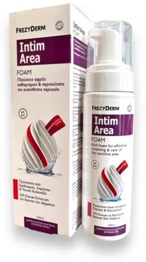 Frezyderm Intim Area Αφρός Ενυδάτωσης 200ml