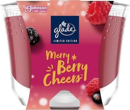 Αρωματικό Κερί Glade σε Βάζο 570gr Merry Berry Cheers