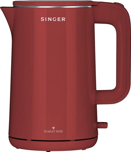 Singer Βραστήρας 1.5lt 2200W Κόκκινος